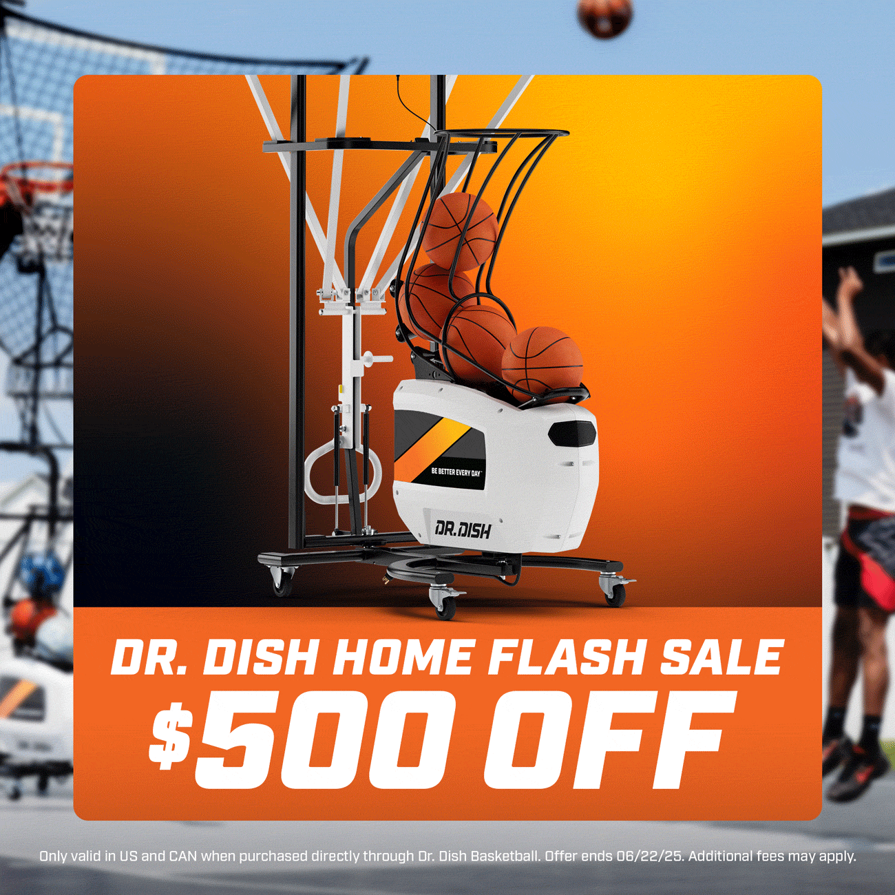 Dr. Dish Home Basketball Shooting Machine