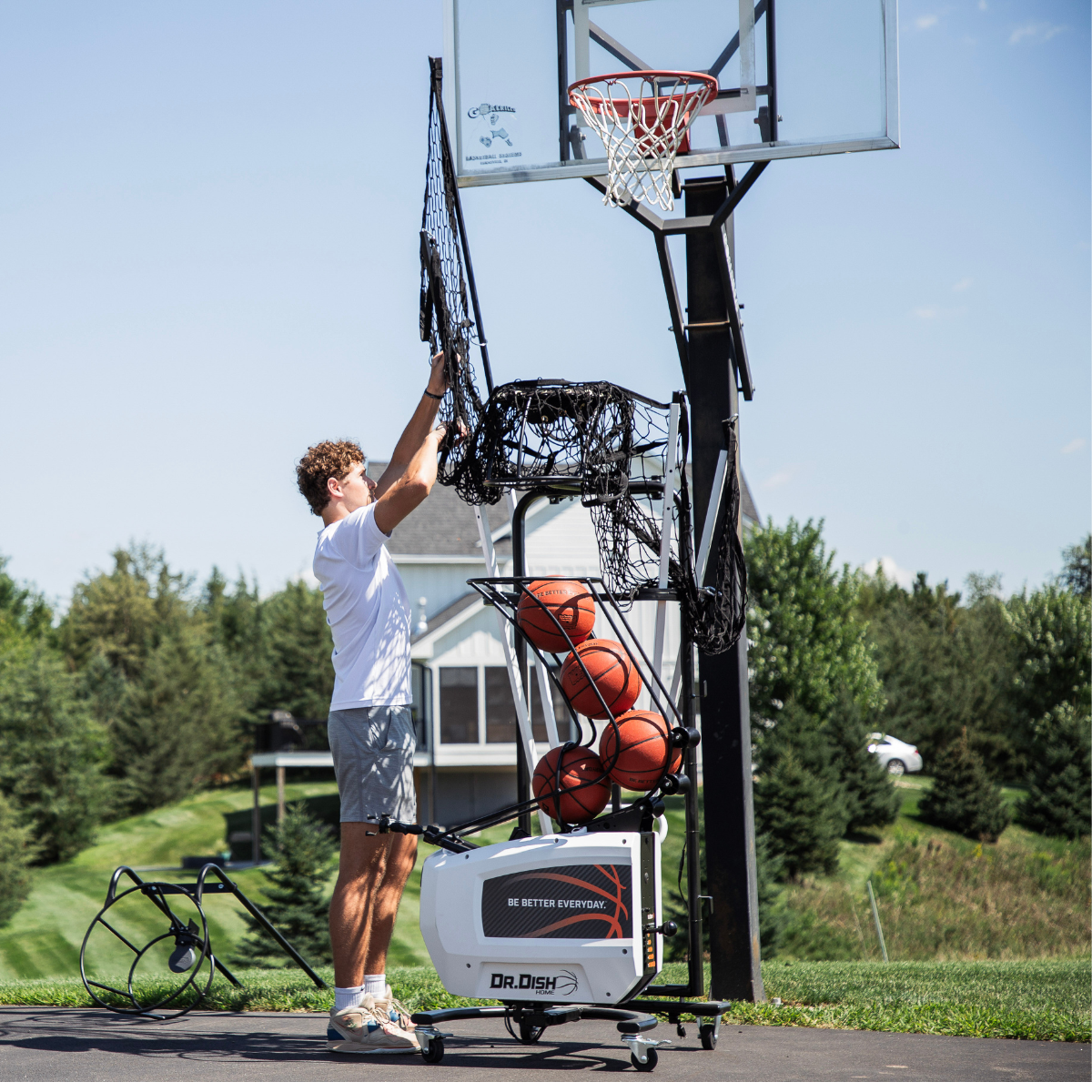Dr. Dish Home Basketball Shooting Machine | Dr. Dish Basketball